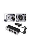 3 Port  1 Usb Oto Araç Çakmaklık Çoğaltıcı Çoklayıcı Hub