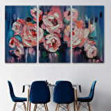 Şakayık Çiçeği, Modern Dekoratif Kanvas Tablo, Duvar Dekoru 1198