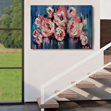 Şakayık Çiçeği, Modern Dekoratif Kanvas Tablo, Duvar Dekoru 1198