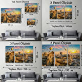 Kapadokya Göreme, Manzara Dekoratif Kanvas Tablo, Duvar Dekoru 1245