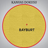 İl ve İlçeler Haritası Bayburt, Modern Dekoratif Kanvas Tablo, Duvar Dekoru 1289