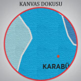İl ve İlçeler Haritası Karabük, Modern Dekoratif Kanvas Tablo, Duvar Dekoru 1375
