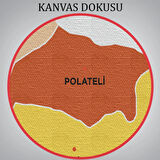 İl ve İlçeler Haritası Kilis, Modern Dekoratif Kanvas Tablo, Duvar Dekoru 1389