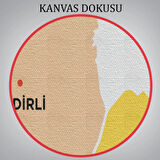 İl ve İlçeler Haritası Osmaniye, Modern Dekoratif Kanvas Tablo, Duvar Dekoru 1437