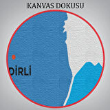 İl ve İlçeler Haritası Osmaniye, Modern Dekoratif Kanvas Tablo, Duvar Dekoru 1438