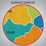 İl ve İlçeler Haritası Sivas, Modern Dekoratif Kanvas Tablo, Duvar Dekoru 1454