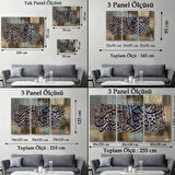 Rabbim Senden Bana Gelecek Lütfuna Muhtacım(Kasas 24.Ayet) Dini Dekoratif Kanvas Tablo 3307