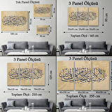 Senden Başka İlah Yoktur, Kuşkusuz, Ben Hata Edenlerdenim Dekoratif Kanvas Tablo 3312