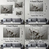 Şapkalı Kadın Kabartma Görünümlü Dekoratif Kanvas Tablo, Duvar Dekoru 3424