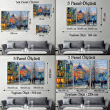 Yağlıboya Görünüm Kiev Ukranya Dekoratif Kanvas Tablo, Duvar Dekoru 3513