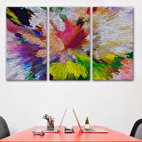 Yağlıboya Görünüm Soyut Çalışma Dekoratif Kanvas Tablo, Duvar Dekoru 3565