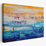 Yağlıboya Görünüm Soyut Çalışma Dekoratif Kanvas Tablo, Duvar Dekoru 3720