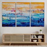 Yağlıboya Görünüm Soyut Çalışma Dekoratif Kanvas Tablo, Duvar Dekoru 3720