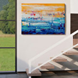 Yağlıboya Görünüm Soyut Çalışma Dekoratif Kanvas Tablo, Duvar Dekoru 3720