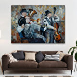 Orkestra ve Müzik Dekoratif Kanvas Tablo, Duvar Dekoru 3743