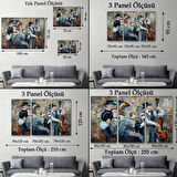 Orkestra ve Müzik Dekoratif Kanvas Tablo, Duvar Dekoru 3743