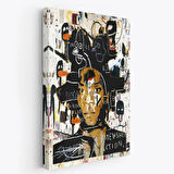 Jean Michel Basquiat Kendi Portresi Dekoratif Kanvas Tablo, Duvar Dekoru 4968