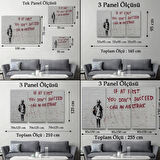 İlk Başta Başarılı Olamazsanız, Banksy Dekoratif Kanvas Tablo, Duvar Dekoru 5005