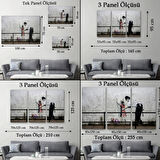 Kız Çocuğunu Arayan Polis, Banksy Dekoratif Kanvas Tablo, Duvar Dekoru 5010