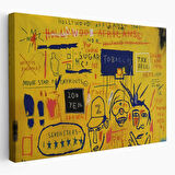 Hollywood Africans 1983 Jean Michel Basquiat Dekoratif Kanvas Tablo, Duvar Dekoru 5058