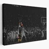 Stephen Curry ve Basketbol Dekoratif Kanvas Tablo, Duvar Dekoru 5144