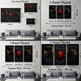 Üç Maymun Modern Dekoratif Kanvas Tablo, Duvar Dekoru 5167