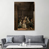 Klasik Sanat Tablo Las Meninas-Diego Velázquez Dekoratif Kanvas Tablo, Duvar Dekoru 5243