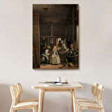 Klasik Sanat Tablo Las Meninas-Diego Velázquez Dekoratif Kanvas Tablo, Duvar Dekoru 5243