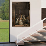 Klasik Sanat Tablo Las Meninas-Diego Velázquez Dekoratif Kanvas Tablo, Duvar Dekoru 5243