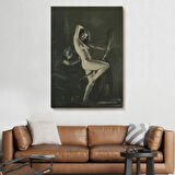 Cadılar Bayramı Şabat Gününe Hazırlık, William Mortensen Dekoratif Kanvas Tablo 5282