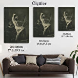 Cadılar Bayramı Şabat Gününe Hazırlık, William Mortensen Dekoratif Kanvas Tablo 5282