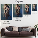 La Femme Damnée(1859) Octave Tassaert, Klasik Dekoratif Kanvas Tablo, Duvar Dekoru 5302