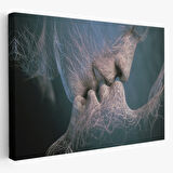 Romantik Aşk Kadın ve Erkek Dekoratif Kanvas Tablo, Duvar Dekoru 5378