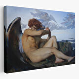 Fallen Angel's Eyes Alexandre Cabanel Klasik Sanat Dekoratif Kanvas Tablo, Duvar Dekoru 5385