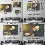 Dua Eden Adam ve Ekmek, Enstrom Grace Dekoratif Kanvas Tablo, Duvar Dekoru 5393