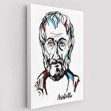 Filozof Aristoteles Dekoratif Kanvas Tablo, Duvar Dekoru 5919