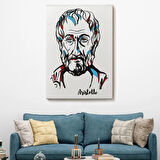 Filozof Aristoteles Dekoratif Kanvas Tablo, Duvar Dekoru 5919