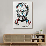 Filozof Aristoteles Dekoratif Kanvas Tablo, Duvar Dekoru 5919