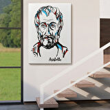 Filozof Aristoteles Dekoratif Kanvas Tablo, Duvar Dekoru 5919