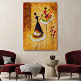Kadınlar Dans Ediyor Dekoratif Kanvas Tablo, Duvar Dekoru 5924