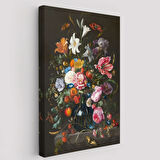 Yağlıboya Görünüm Çiçekler Dekoratif Kanvas Tablo, Duvar Dekoru 5941