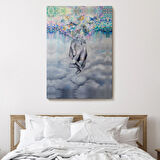 Yağlıboya Görünüm Kadın ve Erkek Elleri Dekoratif Kanvas Tablo, Duvar Dekoru 5951