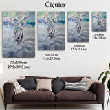 Yağlıboya Görünüm Kadın ve Erkek Elleri Dekoratif Kanvas Tablo, Duvar Dekoru 5951