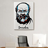 Socrates Filozof Dekoratif Kanvas Tablo, Duvar Dekoru 5969