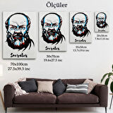 Socrates Filozof Dekoratif Kanvas Tablo, Duvar Dekoru 5969