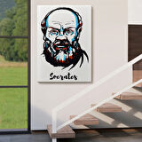 Socrates Filozof Dekoratif Kanvas Tablo, Duvar Dekoru 5969