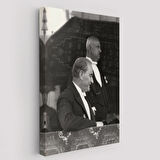 Mustafa Kemal Atatürk ve Karizması Dekoratif Kanvas Tablo, Duvar Dekoru 6052