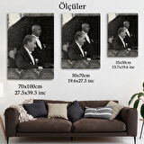 Mustafa Kemal Atatürk ve Karizması Dekoratif Kanvas Tablo, Duvar Dekoru 6052