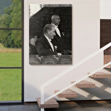 Mustafa Kemal Atatürk ve Karizması Dekoratif Kanvas Tablo, Duvar Dekoru 6052