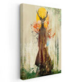 Ormanın Efendisi Eseri Volker Rossenbach Dekoratif Kanvas Tablo, Duvar Dekoru 6057